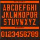 Men's Custom Black Orange Authentic Baseball Jersey