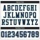 Men's Custom White Black-Panther Blue Mesh Authentic Football Jersey