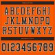 Men's Custom Orange Black-White Mesh Authentic Football Jersey