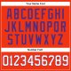 Men's Custom Orange White-Purple Authentic Baseball Jersey